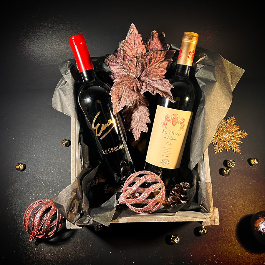 10 Gift Basket - "Bolgheri Duo"