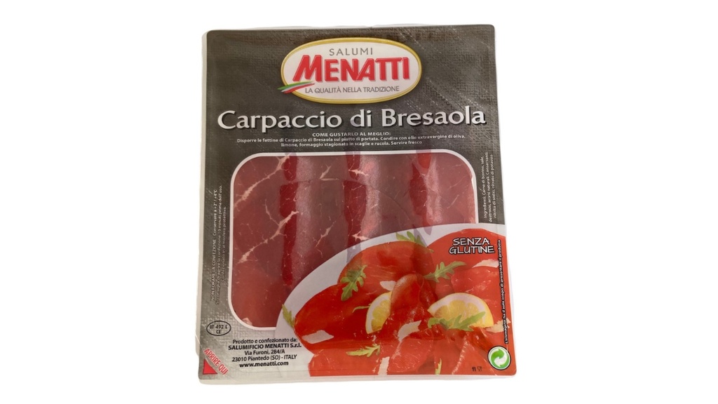 Bresaola Carpaccio (100gr), Menatti