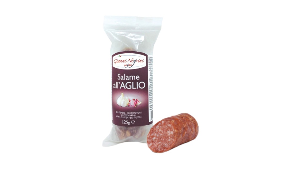 Salami with Garlic (125gr), Gianni Negrini