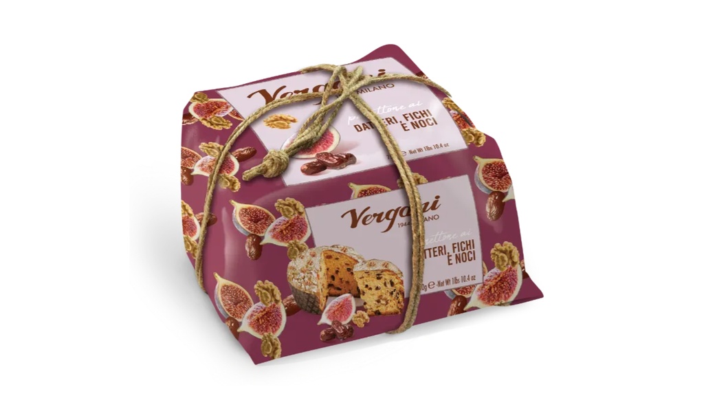 Dates, figs & Walnuts Panettone (750gr), Vergani 