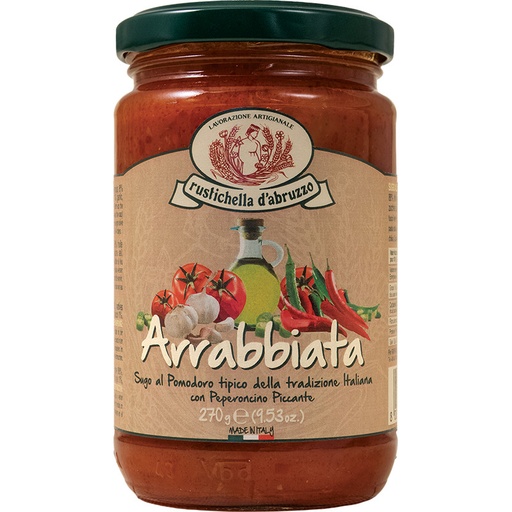 Arrabiata Sauce (270gr), Rustichella d'Abruzzo