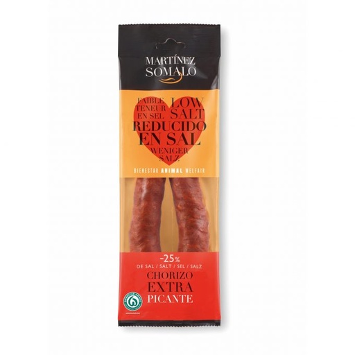 Chorizo Sarta Extra Picante, Martinez Somalo (230gr)