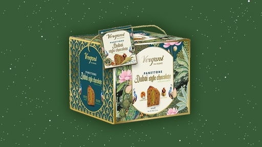 Dubai Chocolate & Pistacchio Panettone (800gr), Vergani